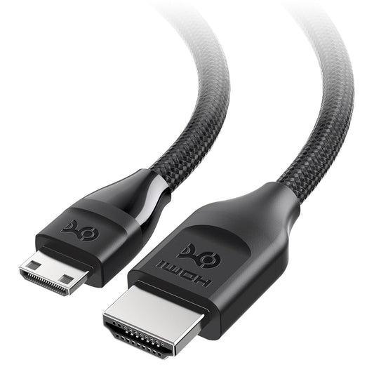 48Gbps 8K 2.1 3.3ft, 8K@60Hz 4K@240Hz Cable Matters Mini HDMI to HDMI Cable - Supports / with HDR, MiniHDMI Cable Works