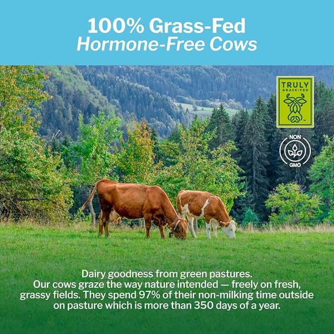 Opportuniteas Grass Fed Vanilla Whey Protein Isolate Powder - 22g Protein Powder Without Artificial Sweeteners, Hormone-Free Cows, Non GMO - 1lb