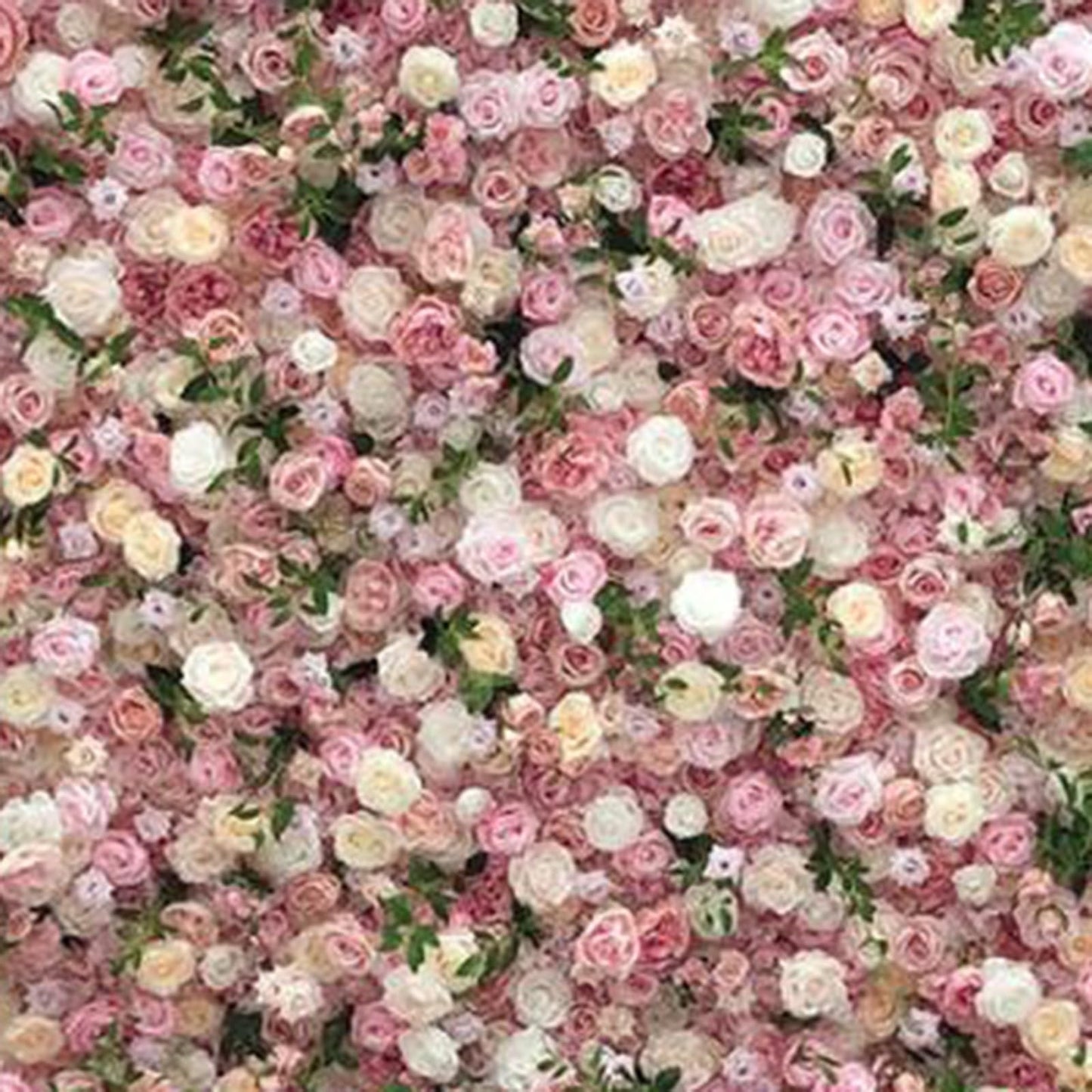 JIIPOREGJ Handmade Romantic Pink Flowers with Green Wall Large Artificial Flower Wall Backdrop Panels,Rose Wedding Backdrop 3D Floral Wall Fabric Flower Wall for Party B,One Color,2m*2m/6.56 * 6.56FT