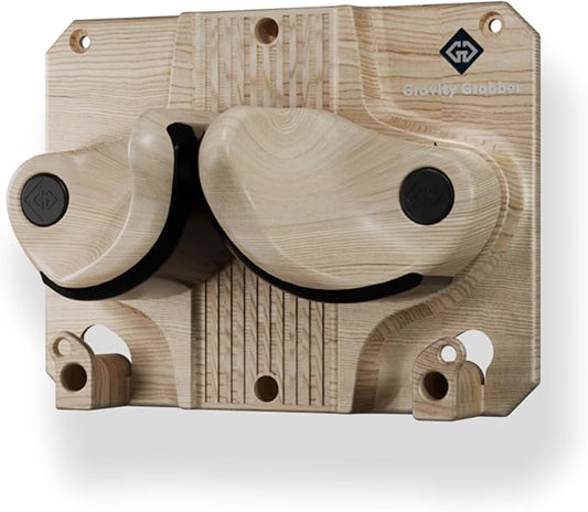 Ultimate Wall Storage Rack for Skis and Snowboards | Damage-Free Storage | Fits Any Ski or Snowboard | (Light Wood, 1)