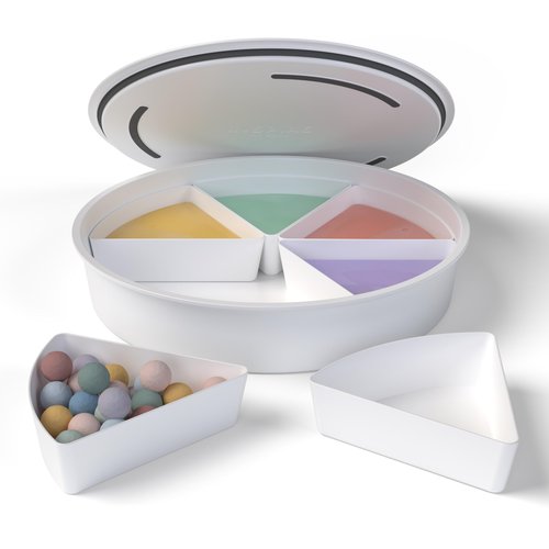 Inspire My Play Sensory Bin with Lid and Removable Storage Inserts - Sensory Bins for Toddler Crafts - Kids Sensory Toys for Autistic Children - Sensory Activities for Toddlers