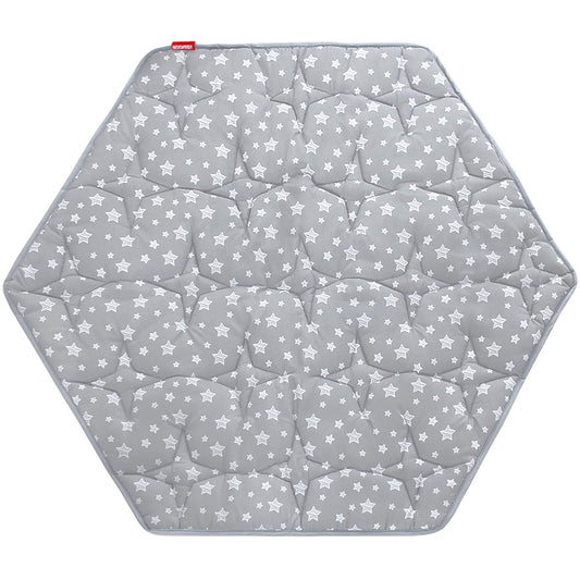 Hexagon Playpen Mat, Baby Playmat Fits Regalo Portable Play Yard 48 Inch and hiccapop 53" PlayPod Playpen, 6 Panel Playpen Mattress Non Slip Pad Mat