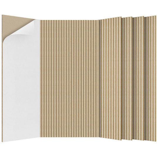5 Pack Acoustic Panels,47.2x23.6x0.4 inch Acoustical Wall Panels,Large Soundproof Panels,Self-Adhesive Sound proof Panels for Walls,Acoustic Treatment for Recording Studio&Office,Camel