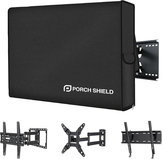 52-55 inches Porch Shield Outdoor TV Cover - Upgrade Fully Cover TV Weatherproof Protector for LCD, LED, Compatible