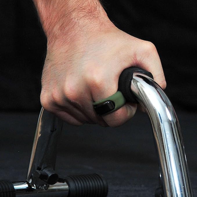 Rinfit Smart Ring Protector - Silicone Ring Enhancer for Active Lifestyle and Gym - StyleFit U.S. Design Patent - Green, Size 10