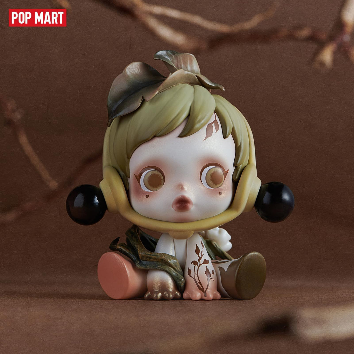 POP MART SKULLPANDA The Ink Plum Blossom Series Figures, 12PCs SKULLPANDA Blind Box Figures, Random Design Action Figures Collectible Toys Home Decorations, Holiday Birthday Gifts, Whole Set