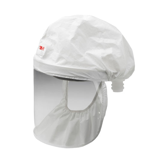 3M Versaflo Economy Headcover, S-103L-20, Pack of 20, Medium/Large, White, No Assembly Required, Ready to Use
