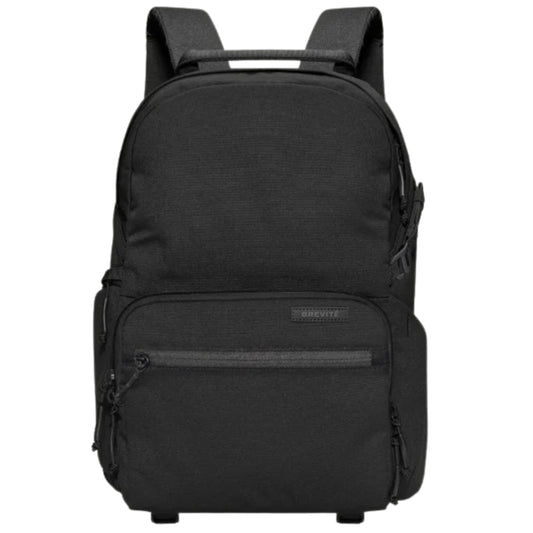 BREVITE Jumper Compact Camera Backpack 2026 Edition: A Minimalist & Travel-friendly Photography Backpack For DSLR Camera & Laptop w/Reinforced Straps & Stiffer Dividers (23L) (Triple Black Color)