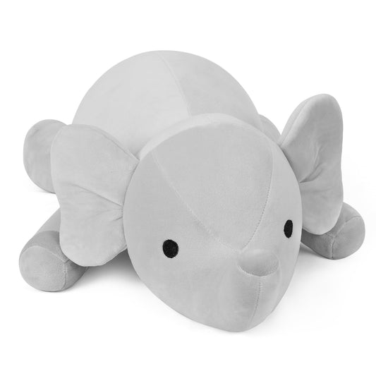 WeBingo 4.2 lbs Elephant Weighted Stuffed Animals, 24" Weighted Elephant Plush Toy Weighted Plush Animal Throws Pillows Gifts for Kids & Adults