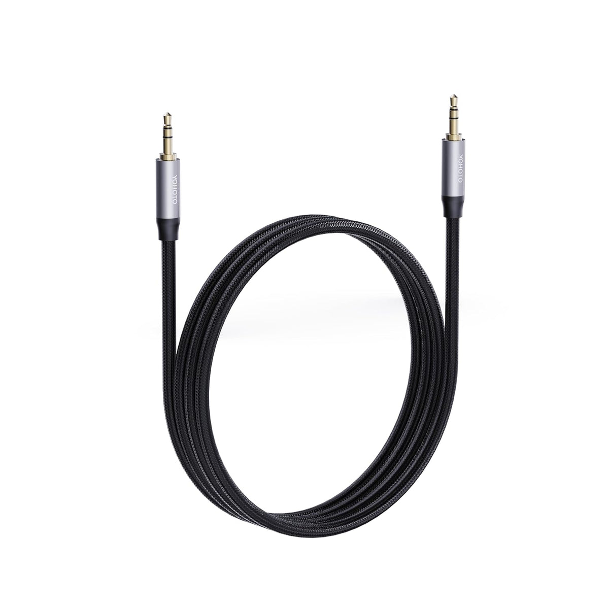 YOHOTO (4FT) AUX3.5mm Audio Cable Nylon Braided Aux Cord Male to Male Stereo Hi-Fi Sound Auxiliary Audio Cable