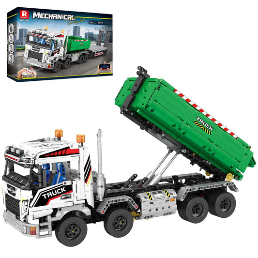 Reobrix 4 in 1 City Construction Building Toys, RC Truck Vehicles Set Toys for Adults and Boys, APP & Remote Control Transport Truck Building Toys, DIY Educational Gift for Boys 14+ (2852 PCS)