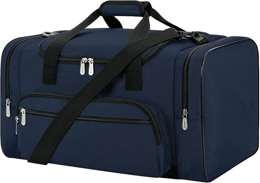 Sports Duffel Bag 22 Inch Travel Gym Duffle - Blue