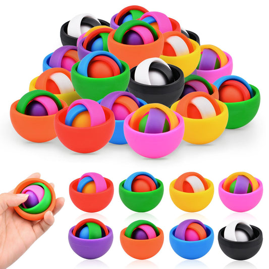 Fidget Toys Adults Pack, 24PCS Fidget Spinner Set for Kids, Autism Sensory Toys Christmas Stocking Stuffers Party Favors, ADHD Stress Relief Finger Toys, Gift for Boys Girls Teens Birthday