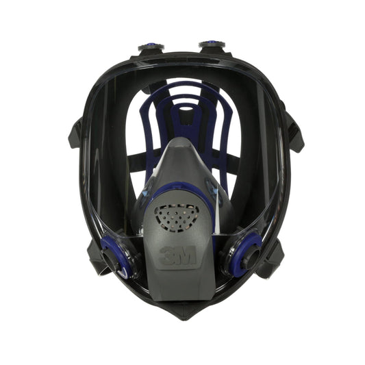 3M Ultimate FX Full Facepiece Reusable Respirator, FF-402, NIOSH, ANSI, Six-Strap Harness for a Secure Comfortable Fit, Cool Flow Valve, Passive Speaking Diaphragm, Medium