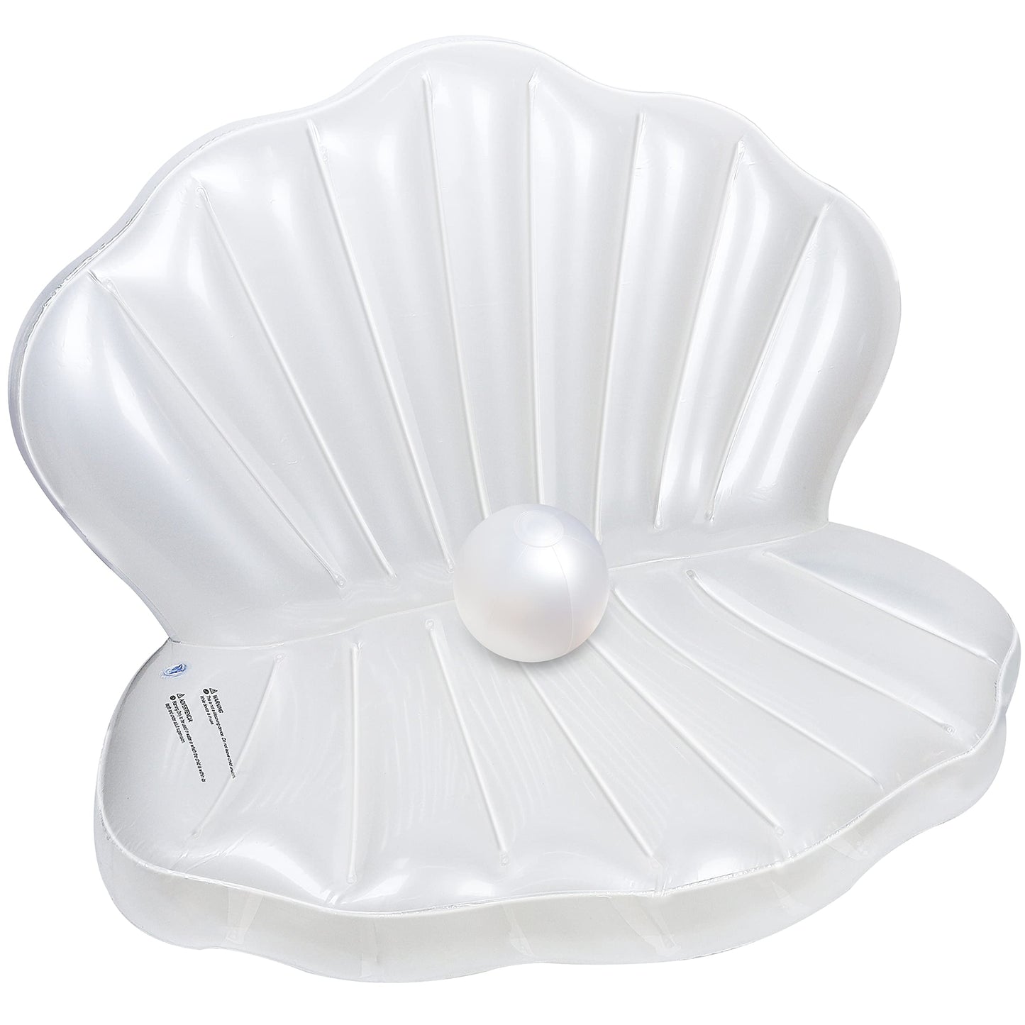 Zcaukya Inflatable Seashell Pool Float, Giant Clam Air-Filled Toys with Pearl Ball for Kids Birthday Party Swimming Pool Summer Beach Party Mermaid Ocean Theme Party Decor