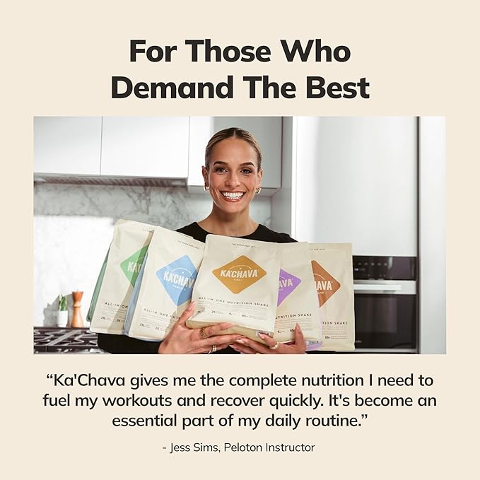 Ka?™Chava Whole Body Meal Shake Chocolate 2 lb ??Vegan Protein Powder with 85+ Superfoods & Greens ??Plant-Based Meal Replacement with Probiotics & Digestive Enzymes ??Gluten & Dairy Free (15 Servings)