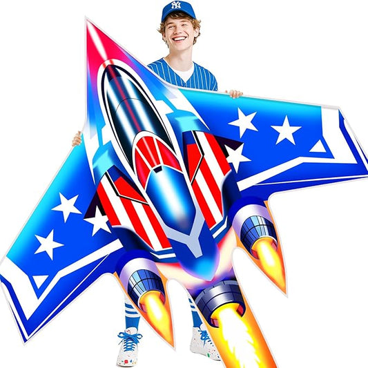 for Kids & Adults Easy to Fly, Large Kites for Adults,Beginner Kite for Kids Ages 4-8, 8-12, Perfect for Beach Trip and Family Activities