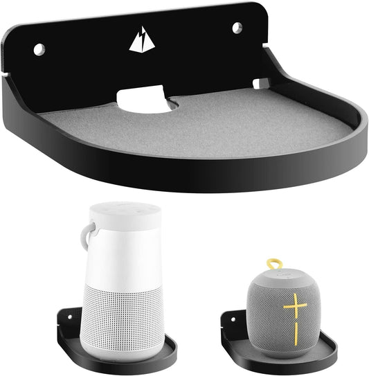 5 inches TXEsign Speaker Shelf Mount Small Floating Shelf Small Shelf Stand for Speaker, Webcam, Action Figures Acrylic