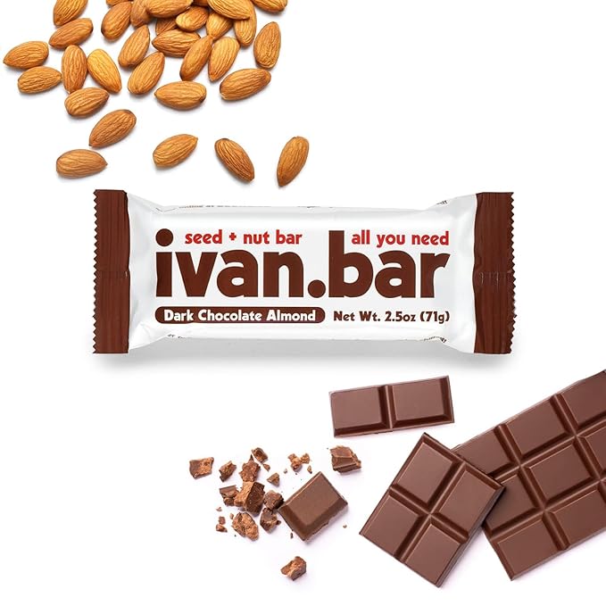 Protein Packed Energy Snack Bar | Provides Healthy Energy | Vegan, All Natural Ingredients | Soy, Dairy & Gluten Free (2.5 Ounce (Pack of 12 Bars), Chocolate)