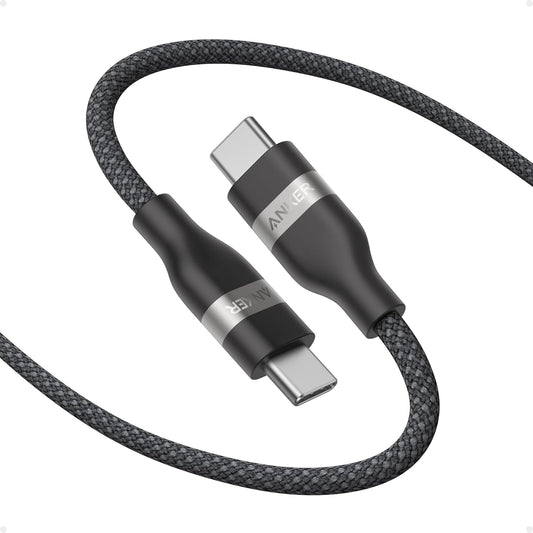 240W 17 10ft) Anker Nano USB C Cable, Flexible Multi-Color Braided Cord, Fast Charging Type C Charger for iPhone