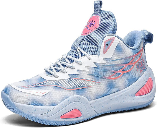 CJSPORX Women Men Basketball Shoes Breathable Men Non Slip Outdoor Fashion Unisex Sneakers