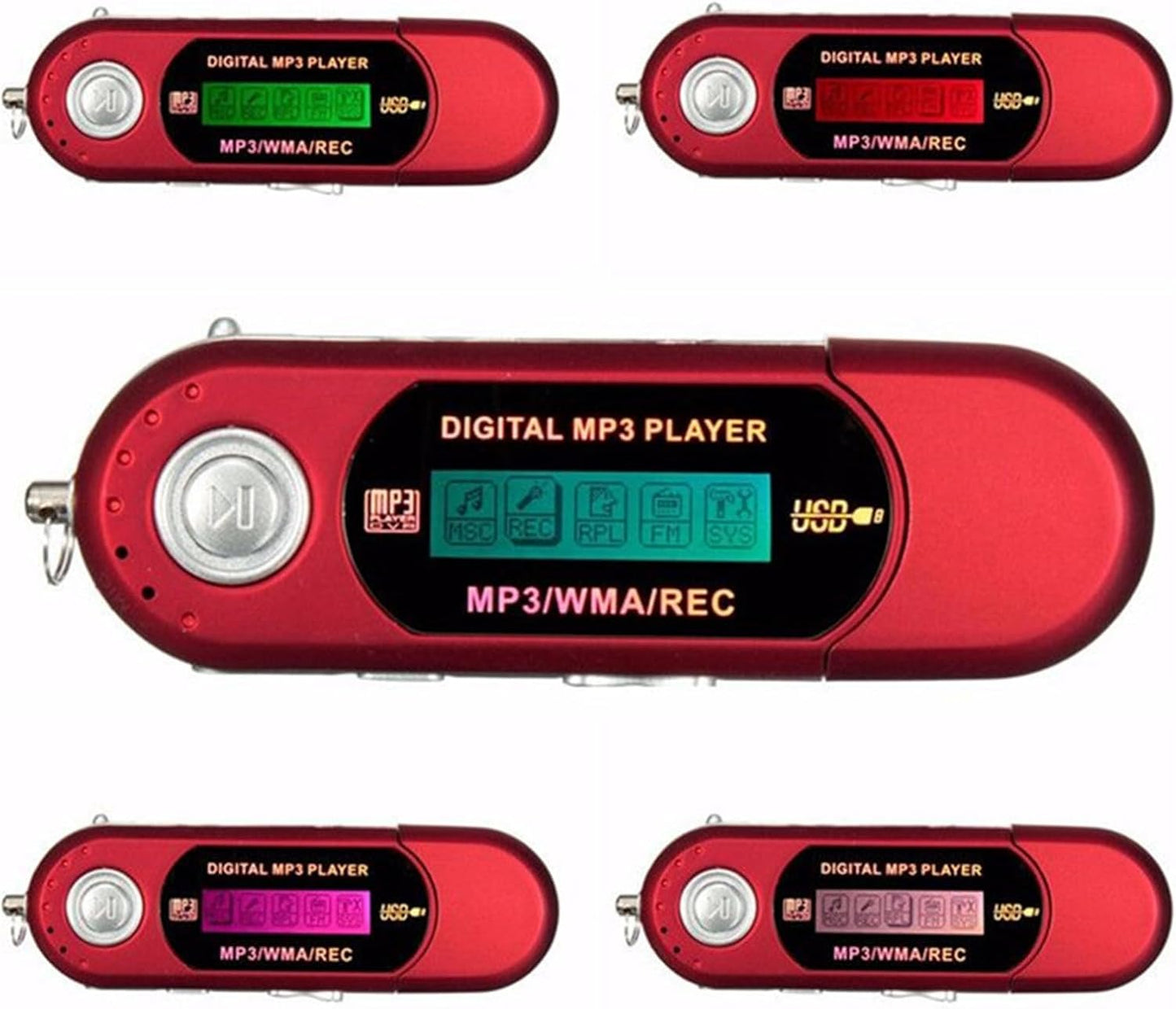 CATHATRR MP3 4G/8G Player with Builts in Memory Long Standbys Time and Lyric Display Screen Music Player Travel