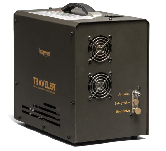 Benjamin Traveler Air Compressor For PCP Air Rifles With Digital Pressure Guage