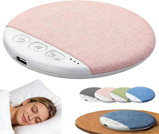 2026 1Pcs-Round) Upgrade Pillow Speaker for Sleeping, Sleep Speaker Under Pillow Bluetooth with White Noise, Dual-Mode