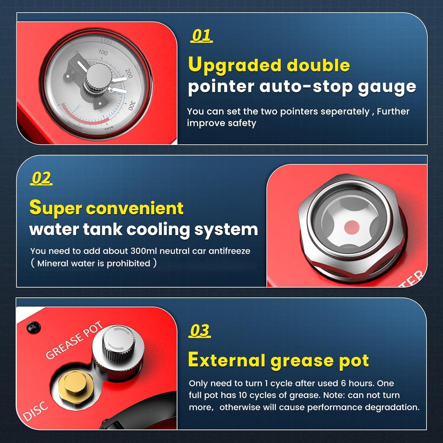 GX PUMP GX-E-CS4-I Portable PCP Air Compressor, 350W Powerful Motor,Max 5800Psi/40Mpa, Built-in Home Converter, Water and Fans Cooling, 5 Hours Continous Work, 12V Auto Stop Paintball Air Compressor