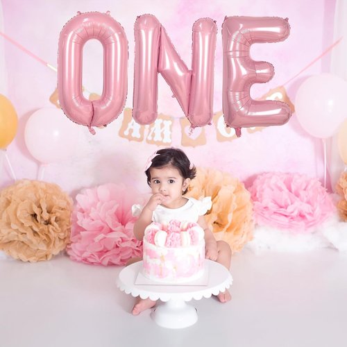 40" Giant Pastel Pink Letter X Balloon - Mylar Foil Alphabet X for Girls' Birthday Party Decorations
