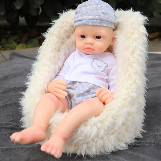 SERENDOLL 19 inch Realistic Full Silicone Baby Doll,Lifelike Reborn Baby Dolls, Toy, and Collectible.Bald Boy 010