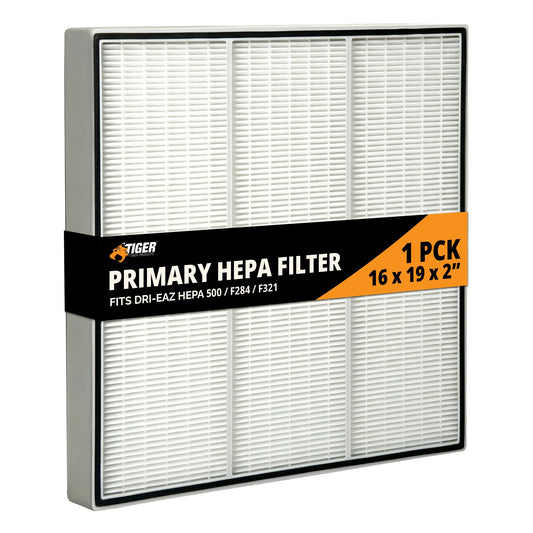 Tiger Tough Products Dri-Eaz F321 Compatible Primary Filter for F284 Dri-Eaz Defendair or Similar HEPA 500 Air Scrubber 16x19x2, Single Filter (One)