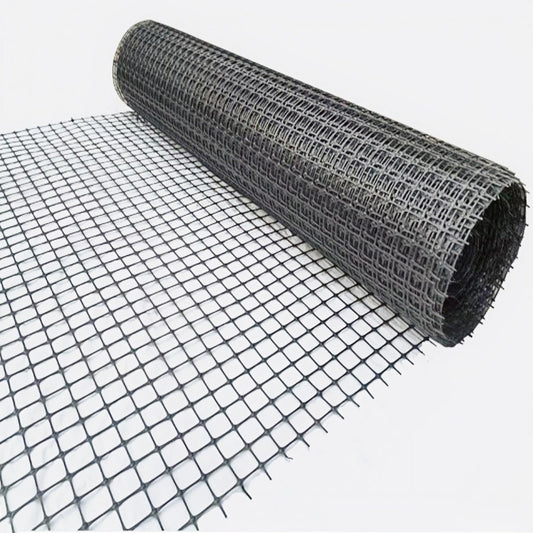 Bidirectional Force Bearing Plastic Geogrid 4' x 164' Paver Base Polypropylene Geogrid EarthLock Increase The Bearing Capacity of The Roadbed Prevent Collapse and Crack Formation