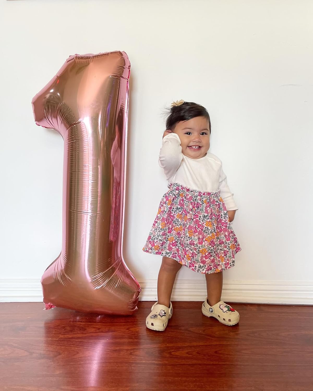 Rose Gold Number Balloons - 40 Inch 0 Balloon for Birthday Decorations | Perfect Party Supplies for All Ages