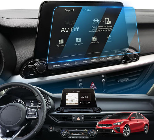 2019 2020 2021 8-Inch 9H LFOTPP Fit for Forte Car Navigation Screen Protector, Tempered Glass Hardness Audio