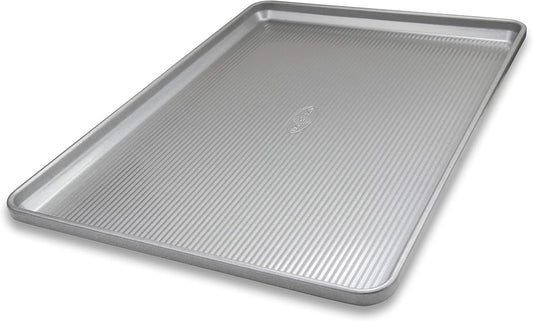 USA Pan Bakeware Extra Large Nonstick Baking Sheet - Heavy Duty, Warp Resistant Aluminized Steel