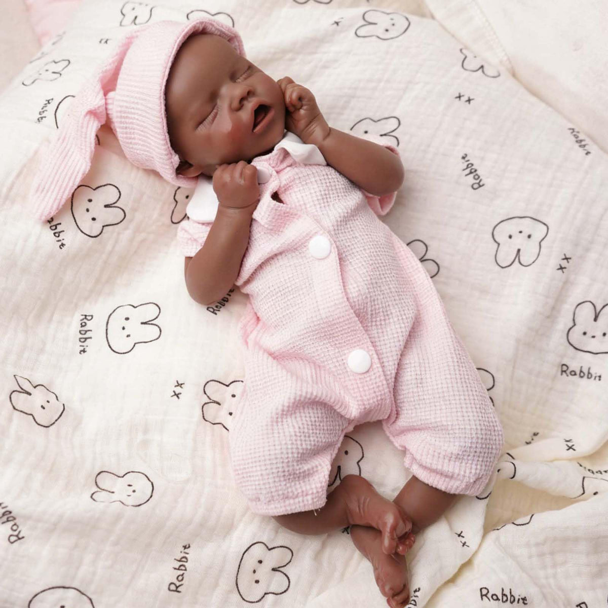 GUIENRLEA Reborn Baby Dolls Silicone Full Body, 12 Inch Platinum Silicone Bathable Poseable Soft Lifelike Newborn Body Dolls for Kids 3+ & Collectors