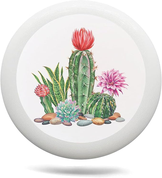 Rainbow Flower Outdoor Flying Disc Abstract Colorful Floral Ultimate Disc 175g for Boys Girls Men Women Birthday Christmas