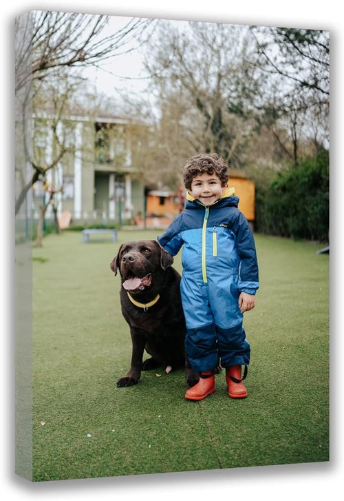 Custom Canvas Prints - Personalized Wall Art for Family & Pet Photos | 20'' W x 30'' H