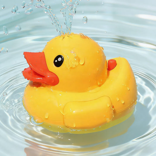 Bath Toys , Duck Spray Water Bath Toy, Rechargeable Bath Toys Sprinkler Bathtub Shower Toys for Toddlers Kids Boys Girls Fun Gift , Pool Toy for Baby
