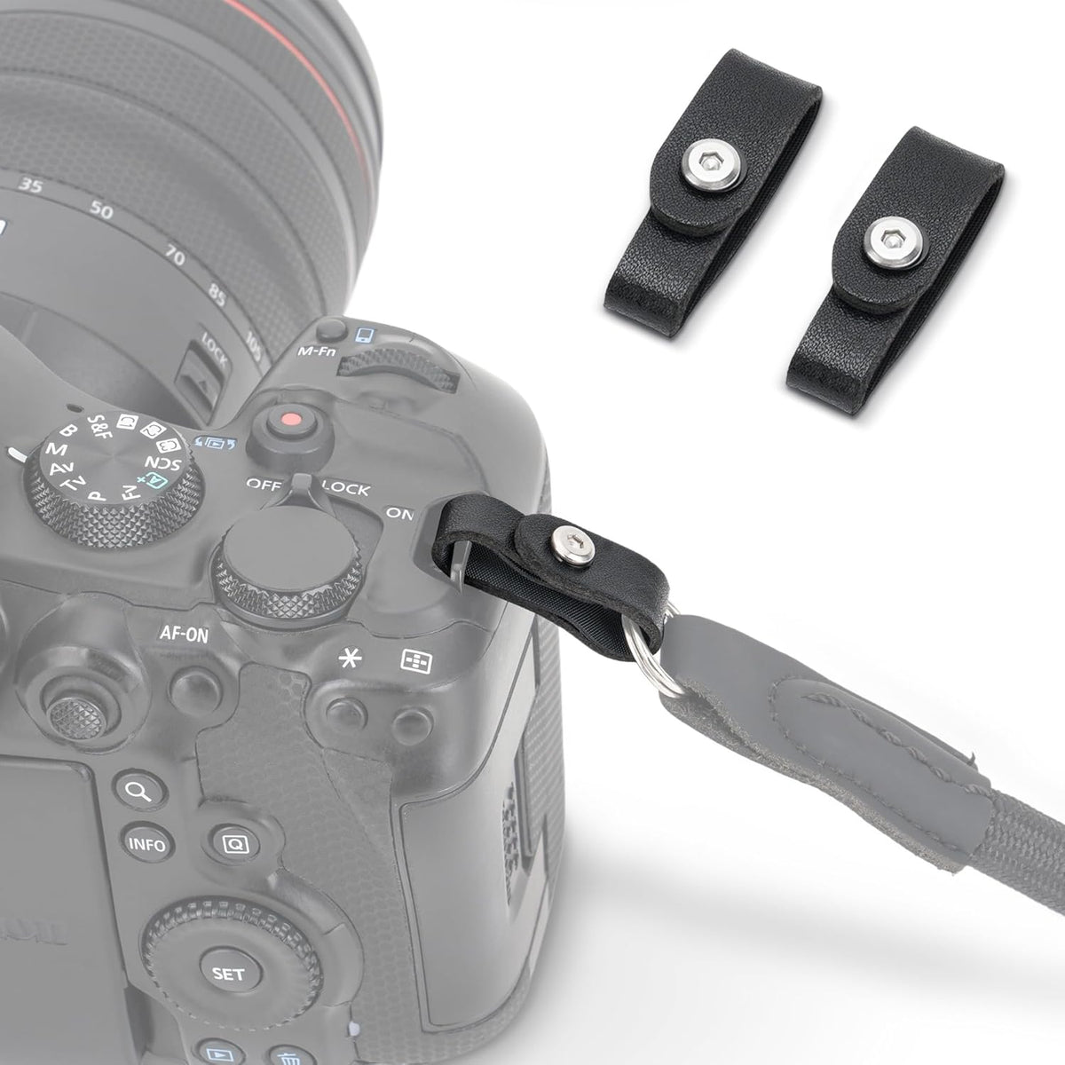 R6 R5 R50 R50V R100 R10 R8 R7 R6 R5 R1 R3 ZV-E10 ZVE10 ZVE10II Camera Hand Wrist Shoulder Neck Strap Adapter Loop