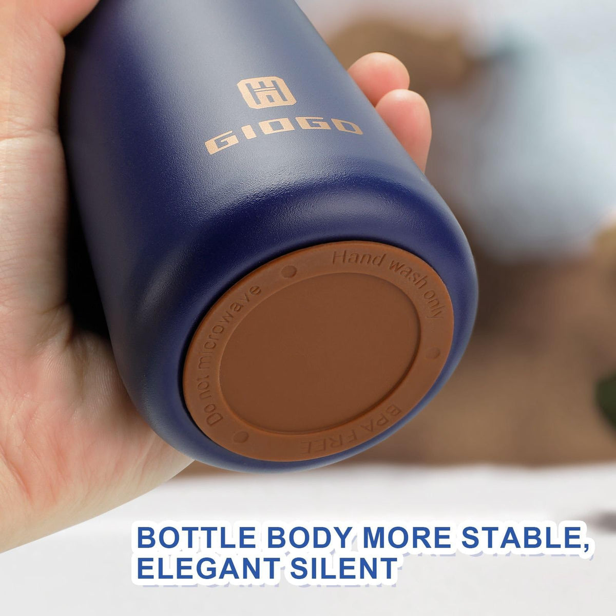 Small Thermo Bottle Slim Mini Vacuum Insulated Water Bottle 180ml/6.1oz Water Flask Stainless Steel Thermal Water Bottles Thermo for Hot and Cold Drinks Perfect for Purse or Kids Lunch Bag(Blue)