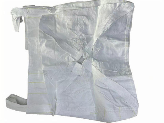 Bigatoo Heavy Duty 2 Ton Bag with Spout Bottom - Heavy Duty Woven FIBC Bulk Bag with Discharge Port - 2 Ton L4400LBS SWL, 39"L x 39"W x 47"H - Ideal for Construction, Grain (10)