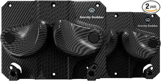 Ultimate Ski & Snowboard Wall Rack | Secure, Non-Slip Storage | Fits Any Ski/Board | Garage Organization | Ski Storage Rack | Snowboard Storage Rack | Winter Gear Organizer | 2 Pck