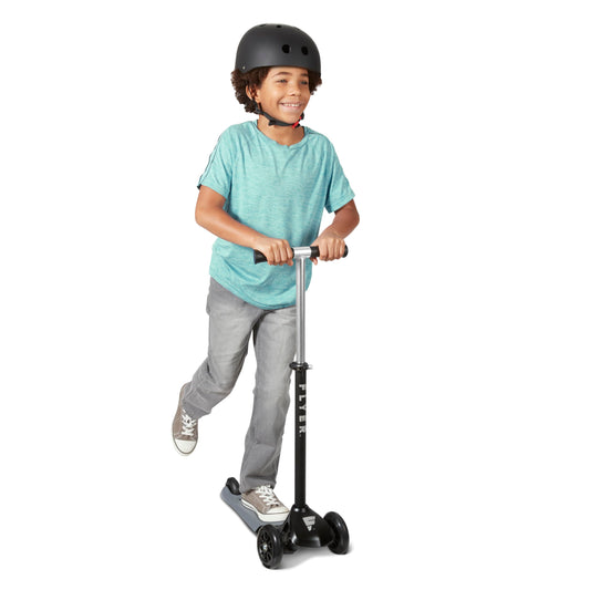Flyer Glider Pro, Radio Flyer Lean to Steer Kids Scooter, for Kids Ages 5+ Years