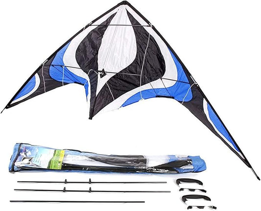 Babyeden Large Dual Line Stunt Kite, 84 Inch Wide Entry-Level Sport Kite for Adults and Teenagers