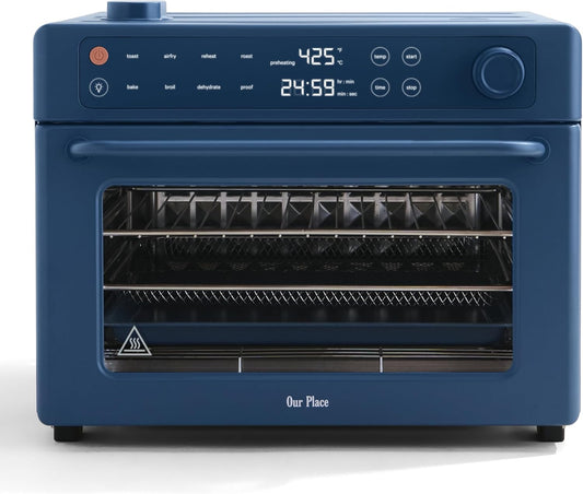 Our Place Wonder Oven Pro - 8-in-1 Digital Air Fryer & Countertop Oven | 32 QT, Blue Salt - Air Fry, Toast, Roast, Bake & More