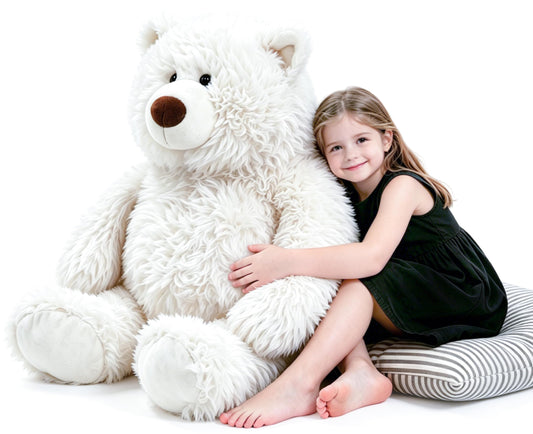 GADXV Giant Stuffed Animals Plush 47 inch, Huge Stuffed Bear Plushies, Large Plush Ploar Bear Animal Gift for Kids Boys, Birthday,Valentine,Christmas
