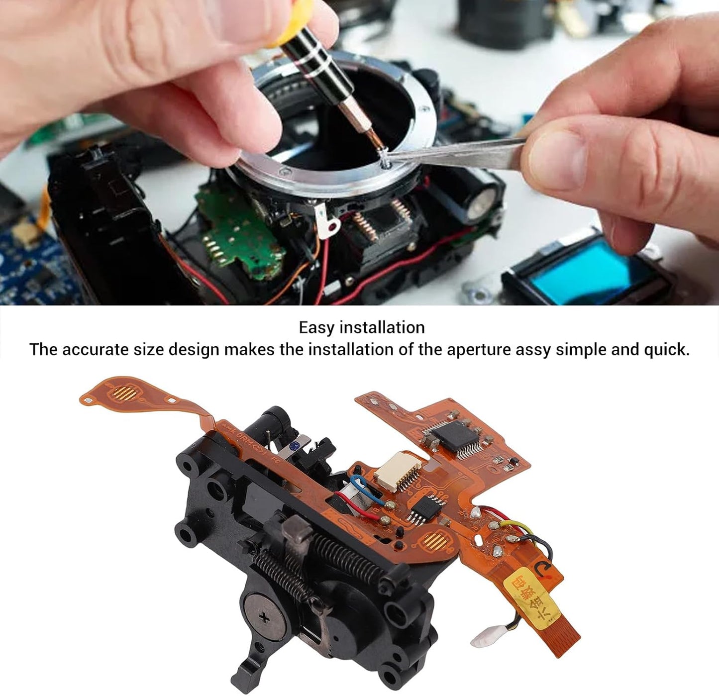 D7000 Fydun Aperture Control Assembly Repair Part ABS for Camera