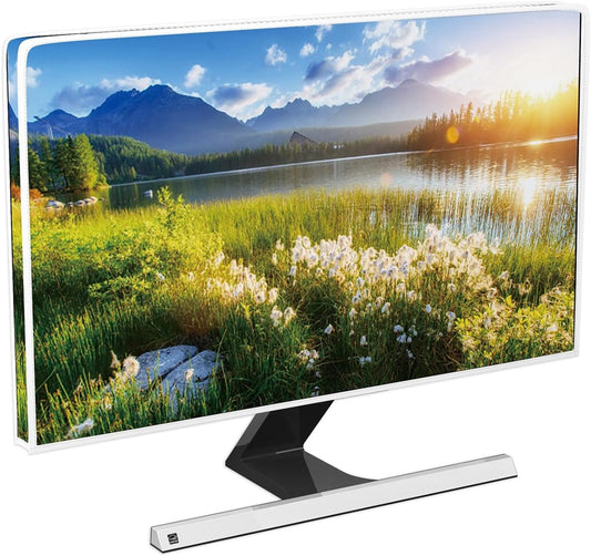 26, 27, 28 Inch Summer Baocicco Sunlight Scenery Monitor Dust Covers Spring Outdoor View Mountains Grassland Lake
